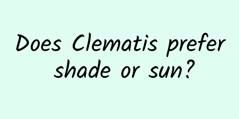Does Clematis prefer shade or sun?