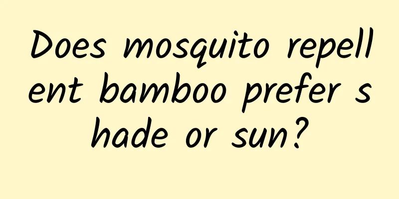 Does mosquito repellent bamboo prefer shade or sun?