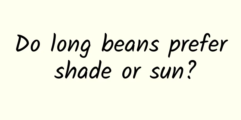 Do long beans prefer shade or sun?
