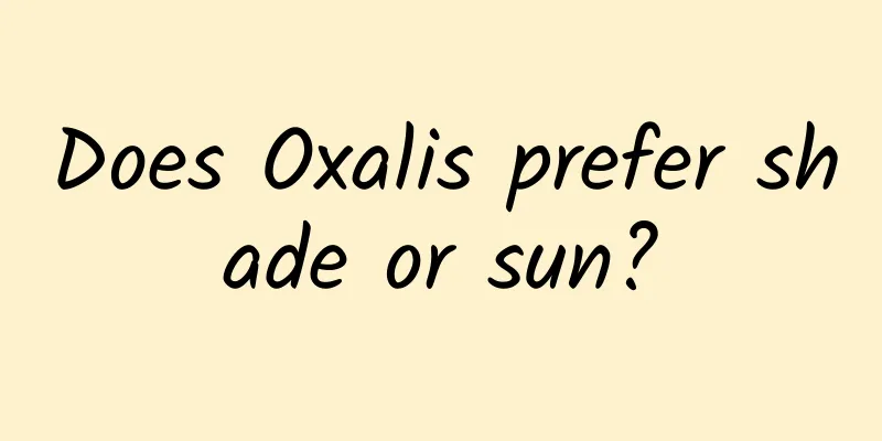 Does Oxalis prefer shade or sun?