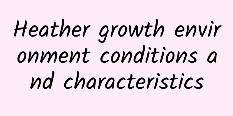 Heather growth environment conditions and characteristics