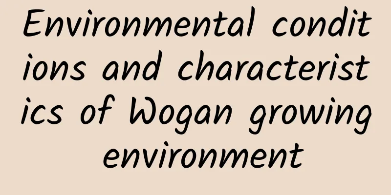 Environmental conditions and characteristics of Wogan growing environment