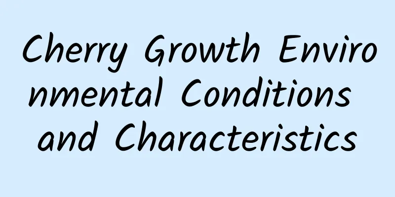 Cherry Growth Environmental Conditions and Characteristics