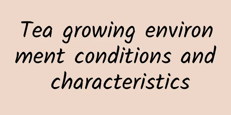 Tea growing environment conditions and characteristics