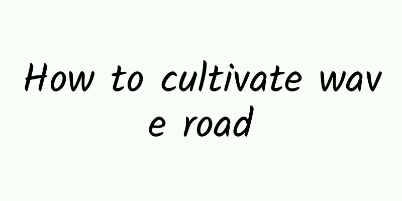 How to cultivate wave road