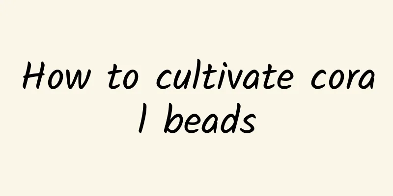 How to cultivate coral beads